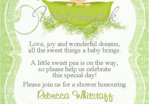 Sweet Pea Baby Shower Invitations Sweet Pea Baby Shower Invitations