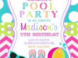 Swimming Birthday Party Invitations Templates Free Pool Party Invitations