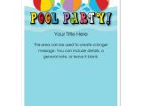 Swimming Party Invitation Template Free Pool Party Everyone Invitations Cards On Pingg Com