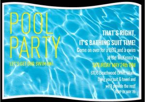 Swimming Party Invitation Template Free Pool Party Invitation Template 38 Free Psd format