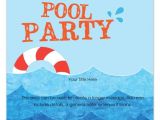 Swimming Pool Party Invitation Free Template Free Pool Party Invitation Template Cimvitation