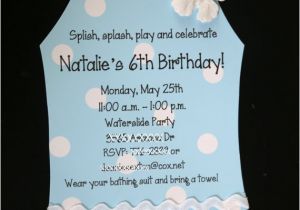 Swimsuit Party Invitations 10 Swimsuit Bathing Suit Birthday Invitations for Pool Party
