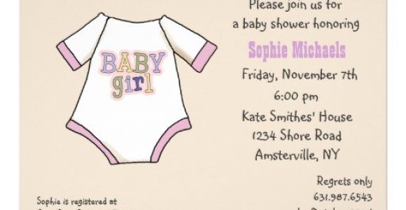 T Shirt Baby Shower Invitations Tiny T Shirt Pink Baby Shower Invitation