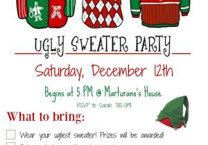 Tacky Christmas Sweater Party Invitation Wording How to Host An Ugly Christmas Sweater Party Must Have Mom