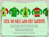 Tacky Christmas Sweater Party Invitation Wording Ugly Christmas Sweater Invitation Wording – Happy Holidays