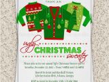 Tacky Christmas Sweater Party Invitation Wording Ugly Christmas Sweater Party Invitation Ugly by
