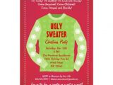 Tacky Christmas Sweater Party Invitation Wording Ugly Sweater Holiday Party Invitation 5" X 7" Invitation