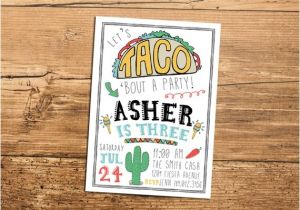 Taco Bout A Party Invitation Taco Fiesta Birthday Party Invitation Let 39 S by