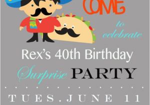 Taco Party Invitation Template Free Items Similar to Mustache Taco Party Invitation