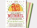 Taco Party Invitation Template Free Taco Birthday Invitation Fiesta Birthday Invitation Fiesta
