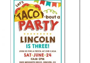 Taco Party Invitation Template Free Taco Bout A Party Invitation