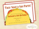 Taco Party Invitation Wording Taco Party Invitation