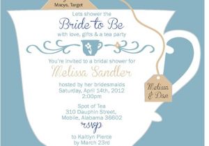 Tea Cup Bridal Shower Invitations Bridal Shower Tea Party Cup Invitation Bridal Shower