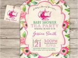 Tea Party Baby Shower Invitation Templates Tea Party Baby Shower Invitations Party Xyz