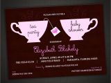 Tea Party Baby Shower Invites Tea Party Baby Shower Invitation Personalized by Idesignthat