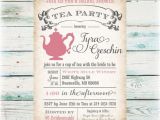 Tea Party Bridal Shower Invitations Vistaprint 12 Best High Tea Invitation Images On Pinterest