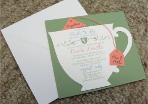 Tea Party Bridal Shower Invites Bridal Shower Tea Party Cup Invitation