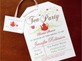 Tea Party Bridal Shower Invites Tea Party Bridal Shower Invitations