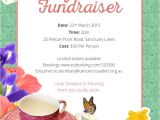Tea Party Fundraiser Invitation High Tea Fundraiser Cancer Crusaders