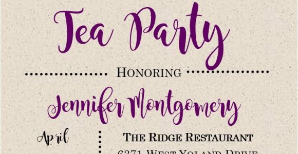 Tea Party Invitation Ideas for Adults Tea Party Invitations for Adults and Children New