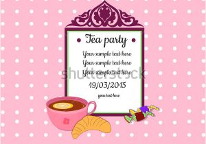 Tea Party Invitation Template Word 41 Tea Party Invitation Templates Psd Ai Free