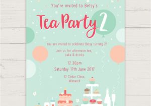 Tea Party Invitation Template Word Inspirations Casual Tea Party Invitations Designs for