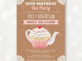 Tea Party Invitation Wording for Adults Tea Party Birthday Invitation Adult Birthday Party Invite