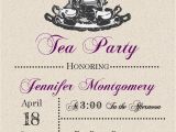 Tea Party Invitation Wording for Adults Tea Party Invitations for Adults and Children Bridal