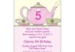 Tea Party Invite Wording Tea Party Invitations Paperstyle