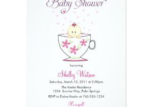 Teacup Baby Shower Invitations Baby In Tea Cup Baby Shower Invitations