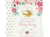 Teacup Baby Shower Invitations Tea Party Baby Shower Invitation