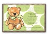 Teddy Bear Baby Shower Invites Brown Teddy Bear Baby Shower Invitations