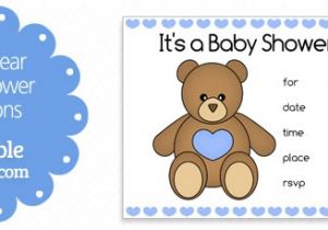Teddy Bear Baby Shower Invites Teddy Bear Baby Shower Invitations – Gangcraft