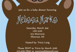 Teddy Bear Party Invitations Templates Create Teddy Bear Baby Shower Invitations Printable
