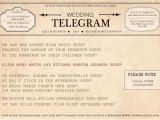 Telegram Wedding Invitation Template Telegram Invitation for the Day I Become Mrs Chappell