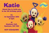 Teletubbies Party Invitations Teletubbies Children S Birthday Party Invitations