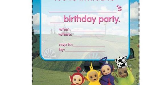 Teletubbies Party Invitations Teletubbies Invitation Charlotte 39 S 2nd Birthday