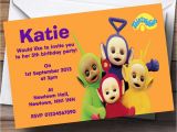 Teletubbies Party Invitations Teletubbies Personalised Children 39 S Birthday Party