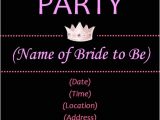 Template for Bachelorette Party Invitations Bachelorette Invitations Template Best Template Collection