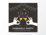 Template Invitation Party Vector Farewell Party Invitation Download Free Vectors Clipart