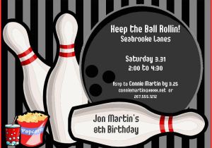 Ten Pin Bowling Party Invitation Template Bowling Birthday Party Invitations Free Templates Best