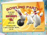 Ten Pin Bowling Party Invitations 10 Personalised Tenpin Bowling Birthday Party Invitations N1
