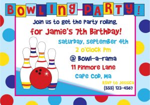 Ten Pin Bowling Party Invitations Birthday Party Invitations Free Templates – Gangcraft
