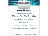 Ten Pin Bowling Party Invitations Stylish Ten Pin Bowling Birthday Party Invitation