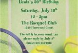 Tennis Birthday Party Invitations Tennis Party Invitation