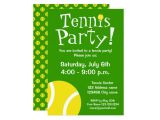 Tennis Party Invitation Tennis Party Invitations for Birthdays or Bbq Zazzle