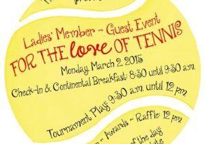 Tennis Party Invitation the 25 Best Ideas About Tennis Party On Pinterest