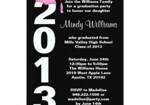 Texas A&amp;m Graduation Party Invitations Graduation Party Invitation Class Of 2013 Zazzle