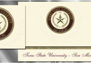 Texas State University Graduation Invitations Texas State University Graduation Announcements Texas