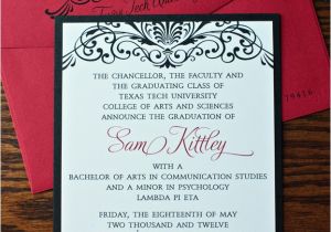 Texas State University Graduation Invitations Texas Tech University Graduation Sam Kittley Lubbock